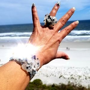 Handmade one-of-a-kind Bracelet and Ring Set